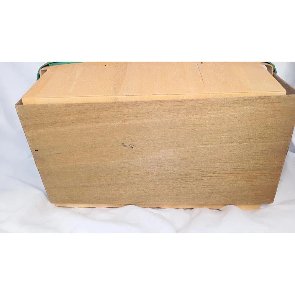 Vintage Wooden NOEL Christmas Basket